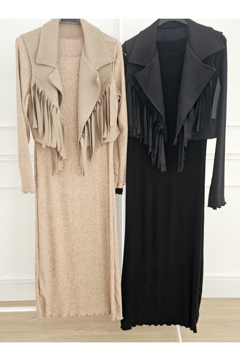 Vestido combi indiana