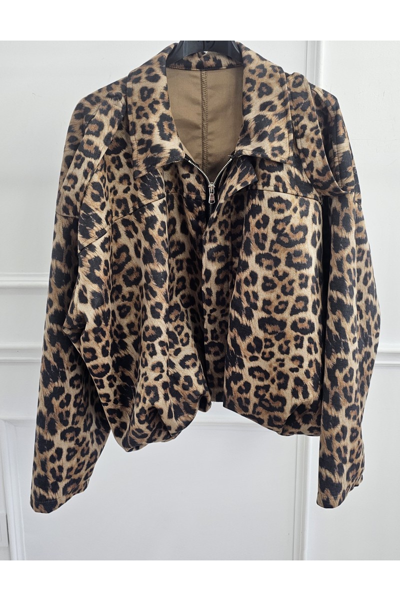 Bomber antelina animal print