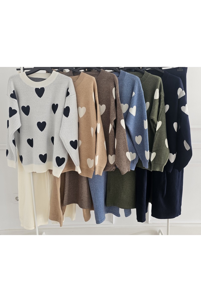 Conjunto confort corazón