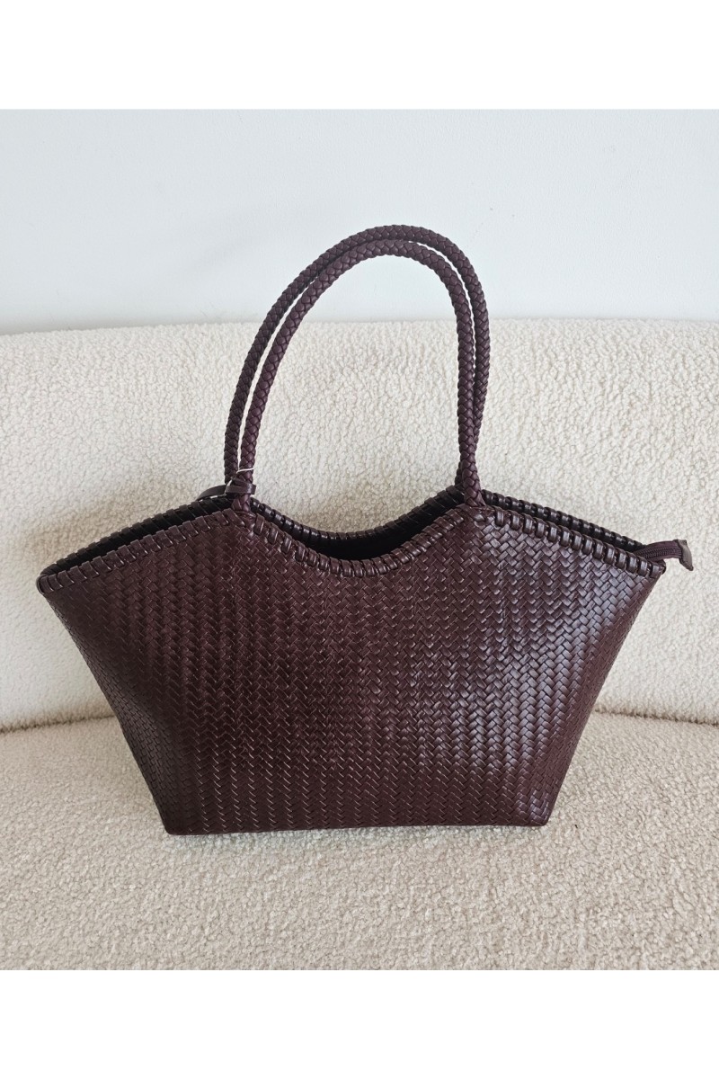 Bolso shopper trenzado