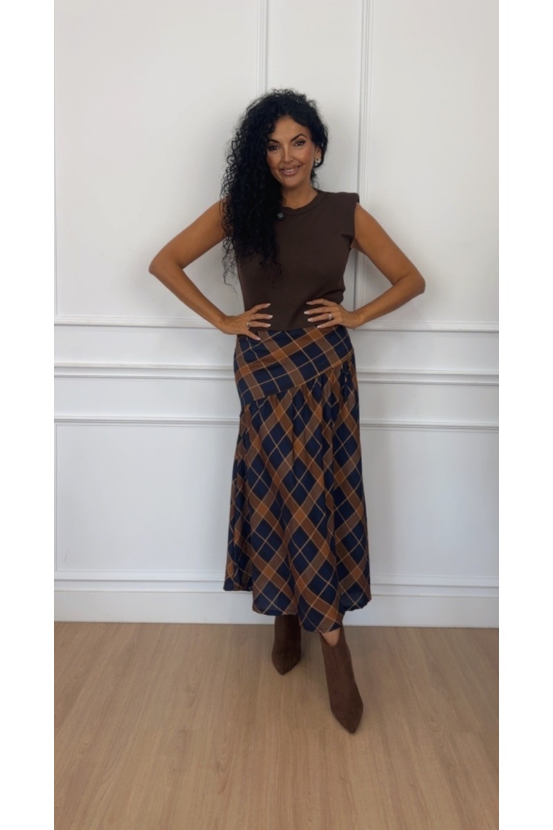 Falda cuadros Ariadna