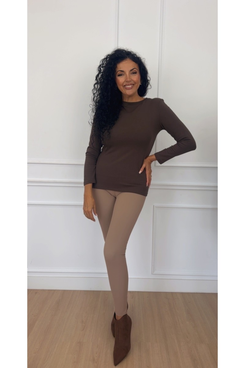 Jersey cuello caja polar