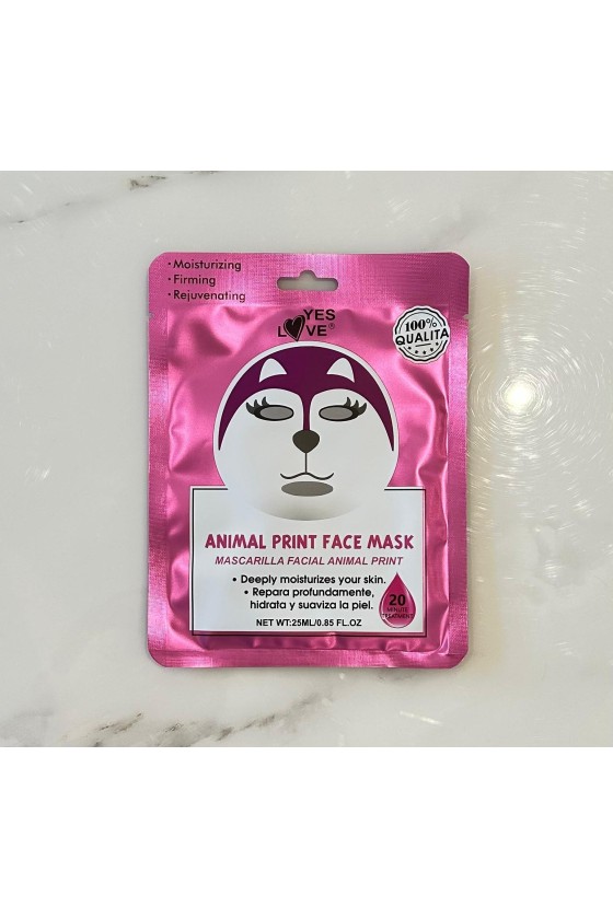 Mascarilla facial gato