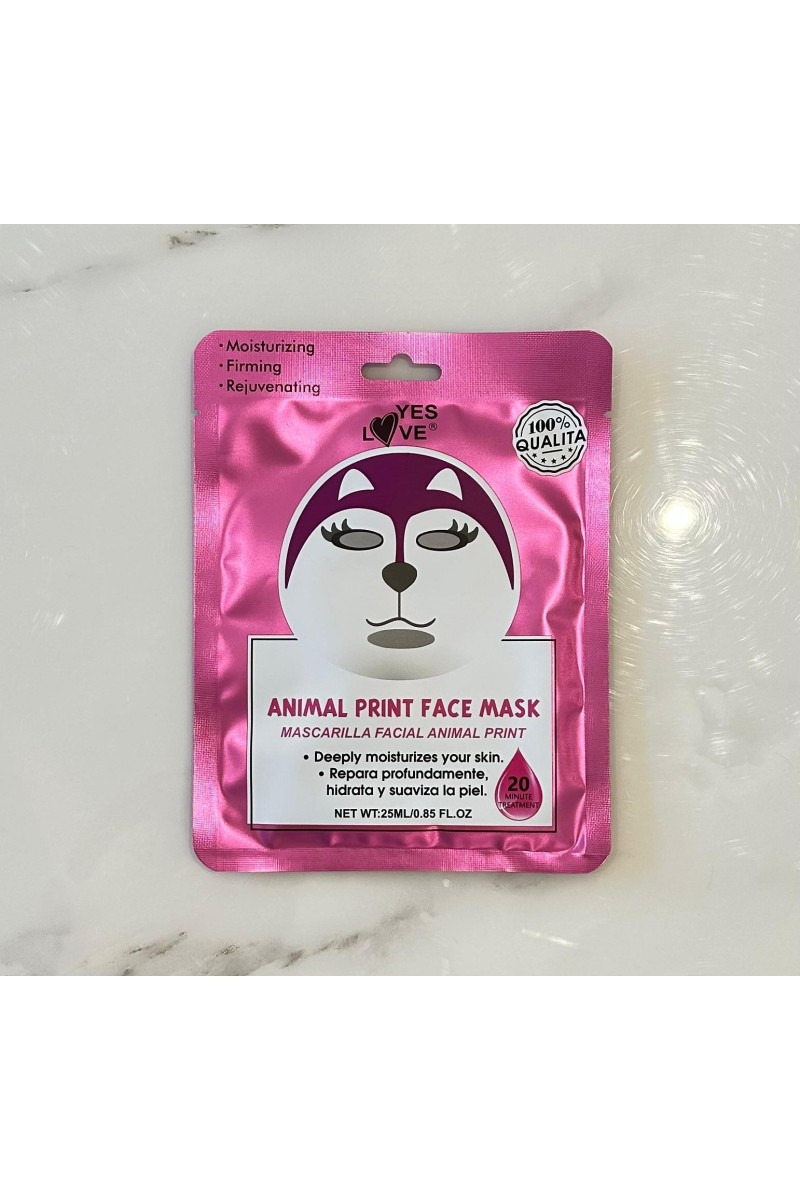 Mascarilla facial gato