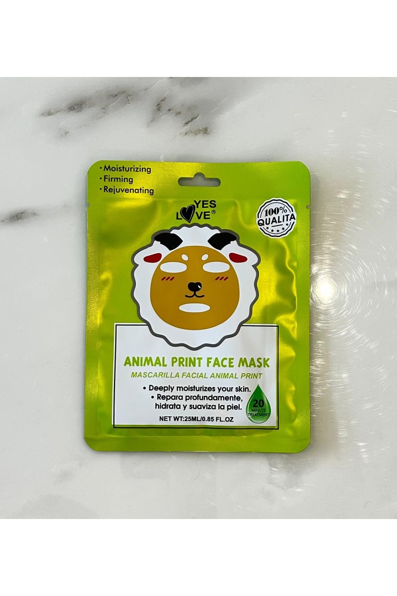 Mascarilla facial oveja