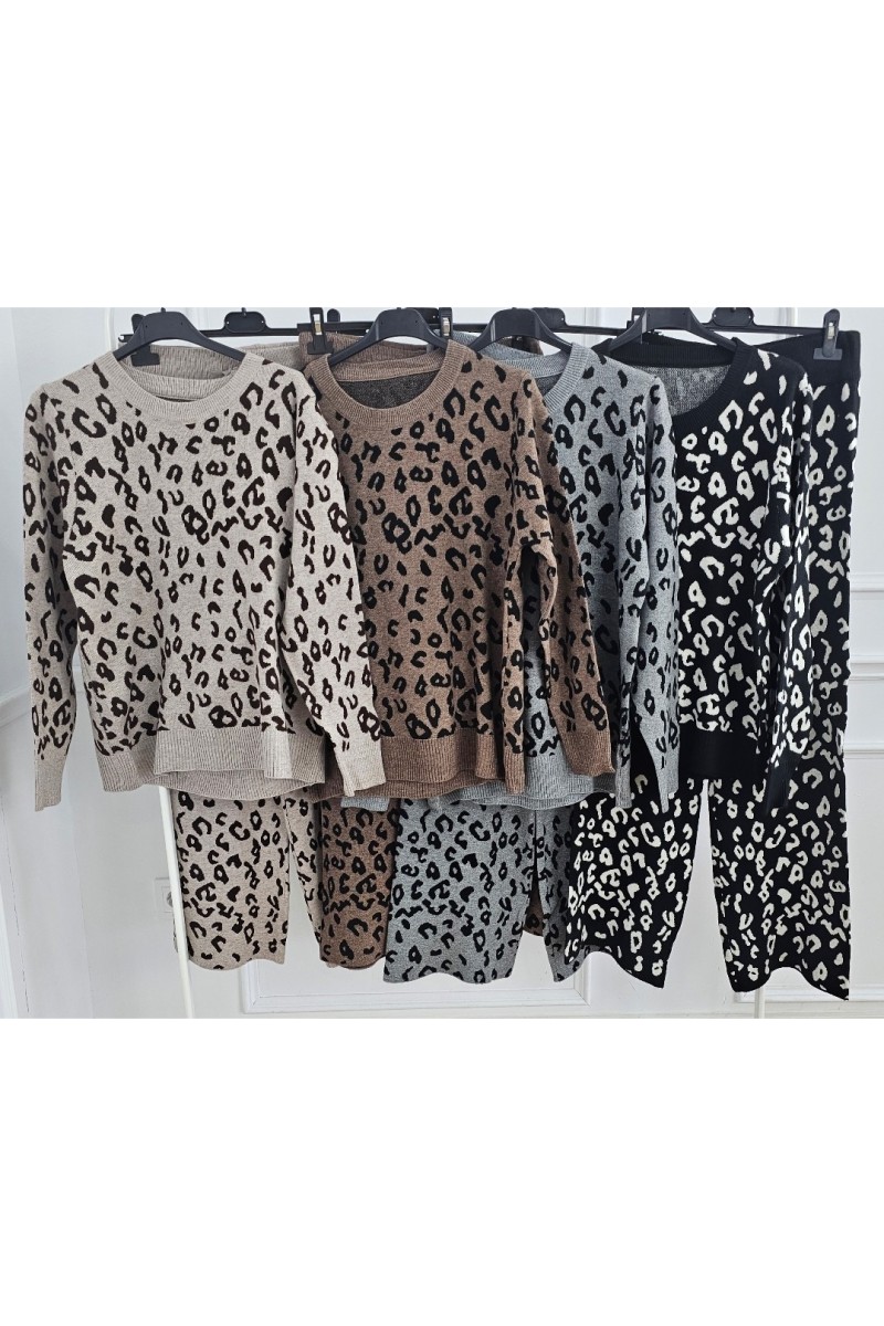 Conjunto confort animal print
