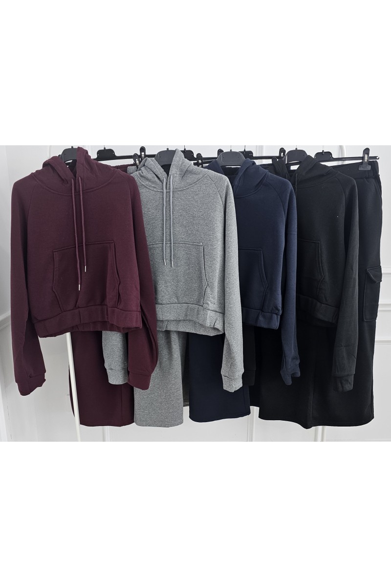 Conjunto falda cargo