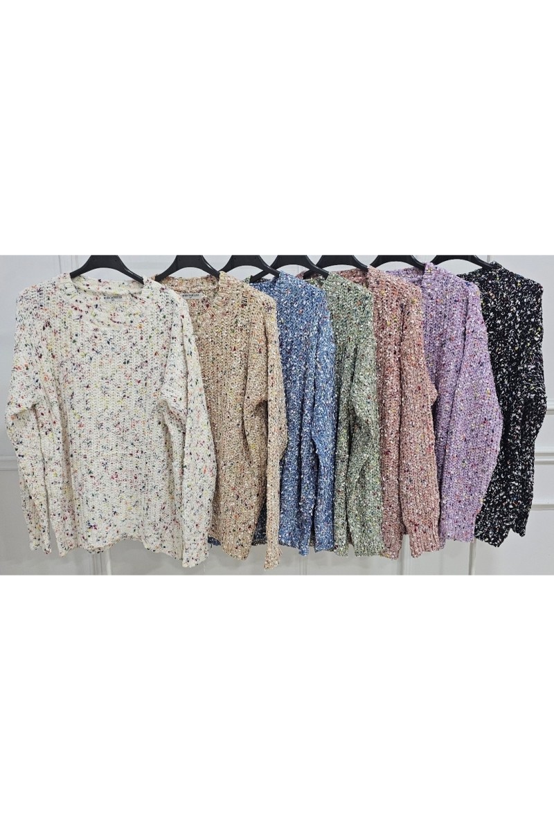 Jersey colors espigado cuello caja