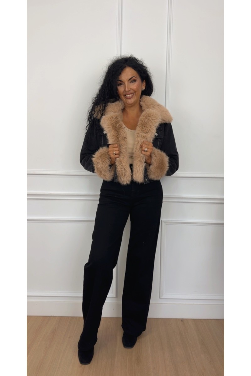 Chaqueta vaquera pelo