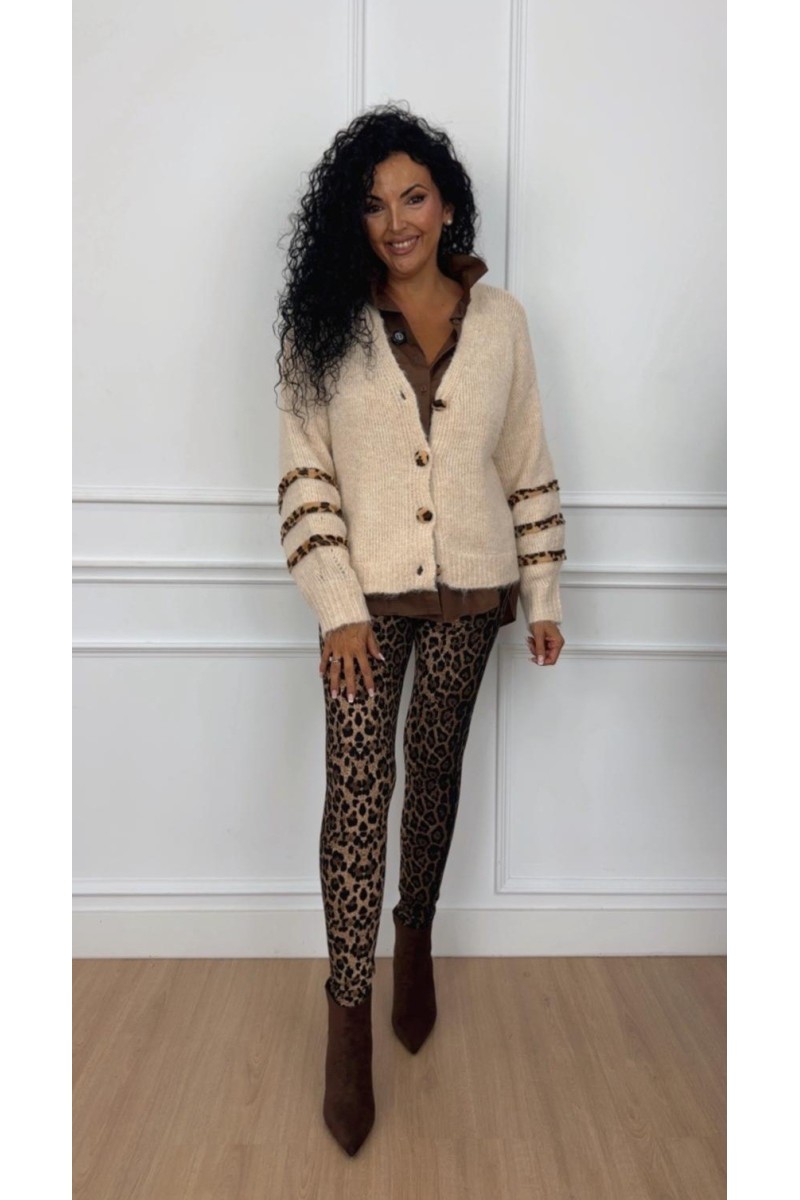 Rebecón detalles animal print