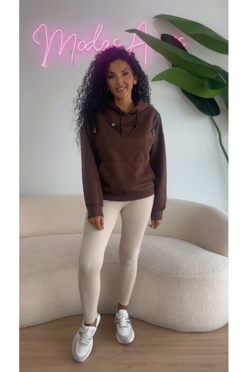 Sudadera cangu cremallera