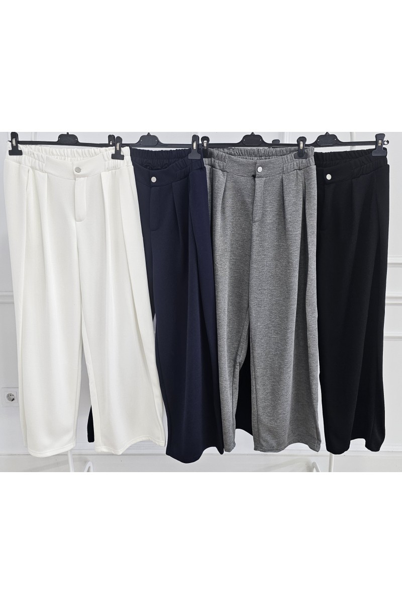 Pantalón palazzo pliegues