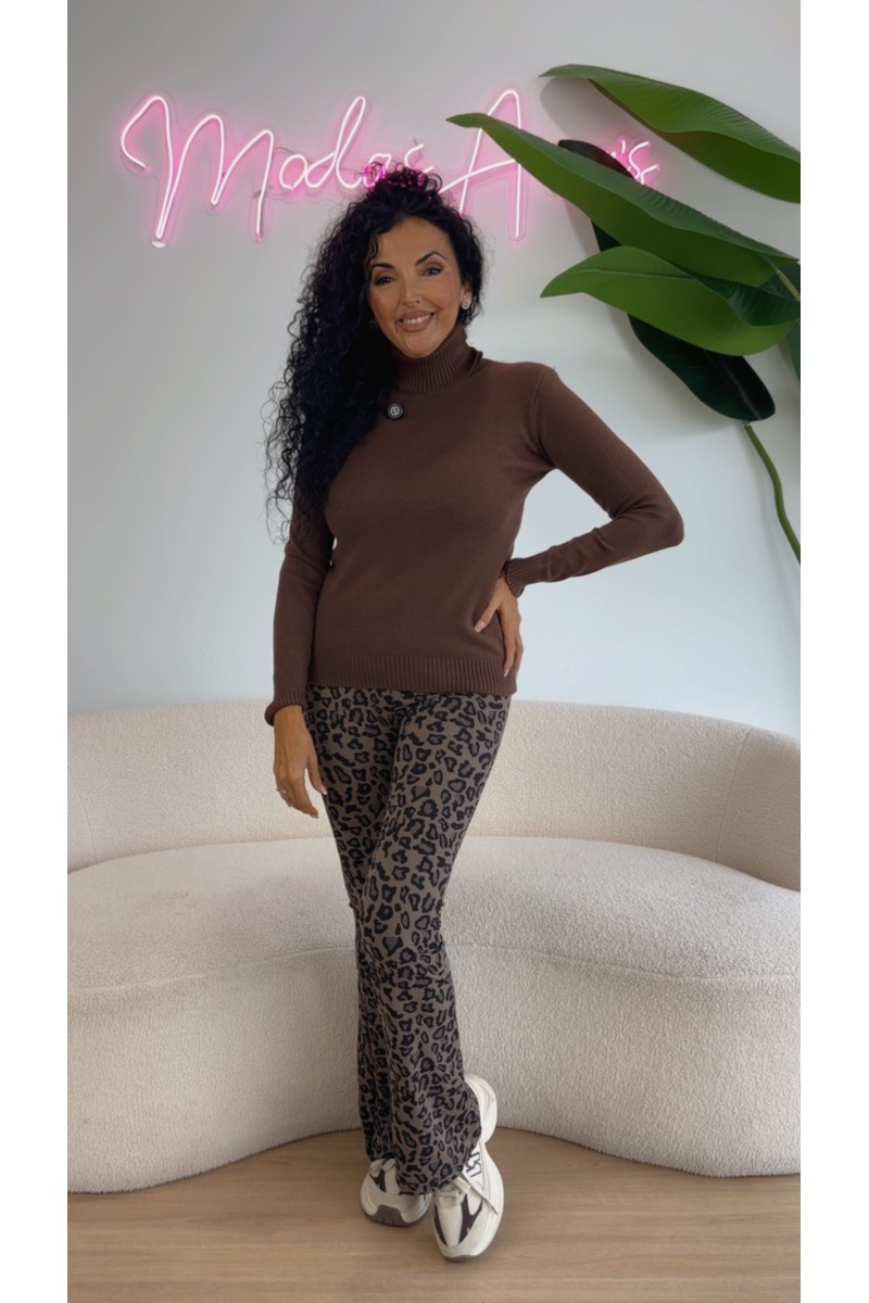 Leguins guante animal print