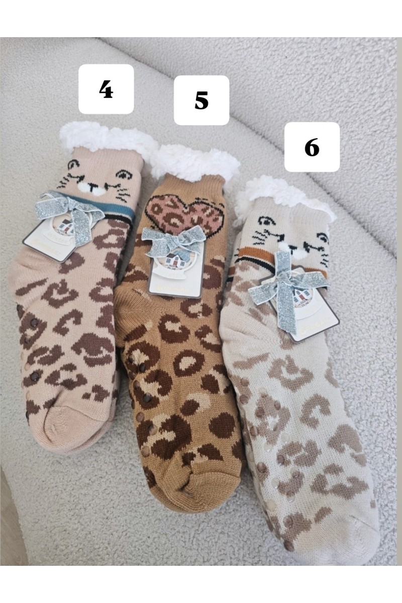 Botas calcetín leopardo