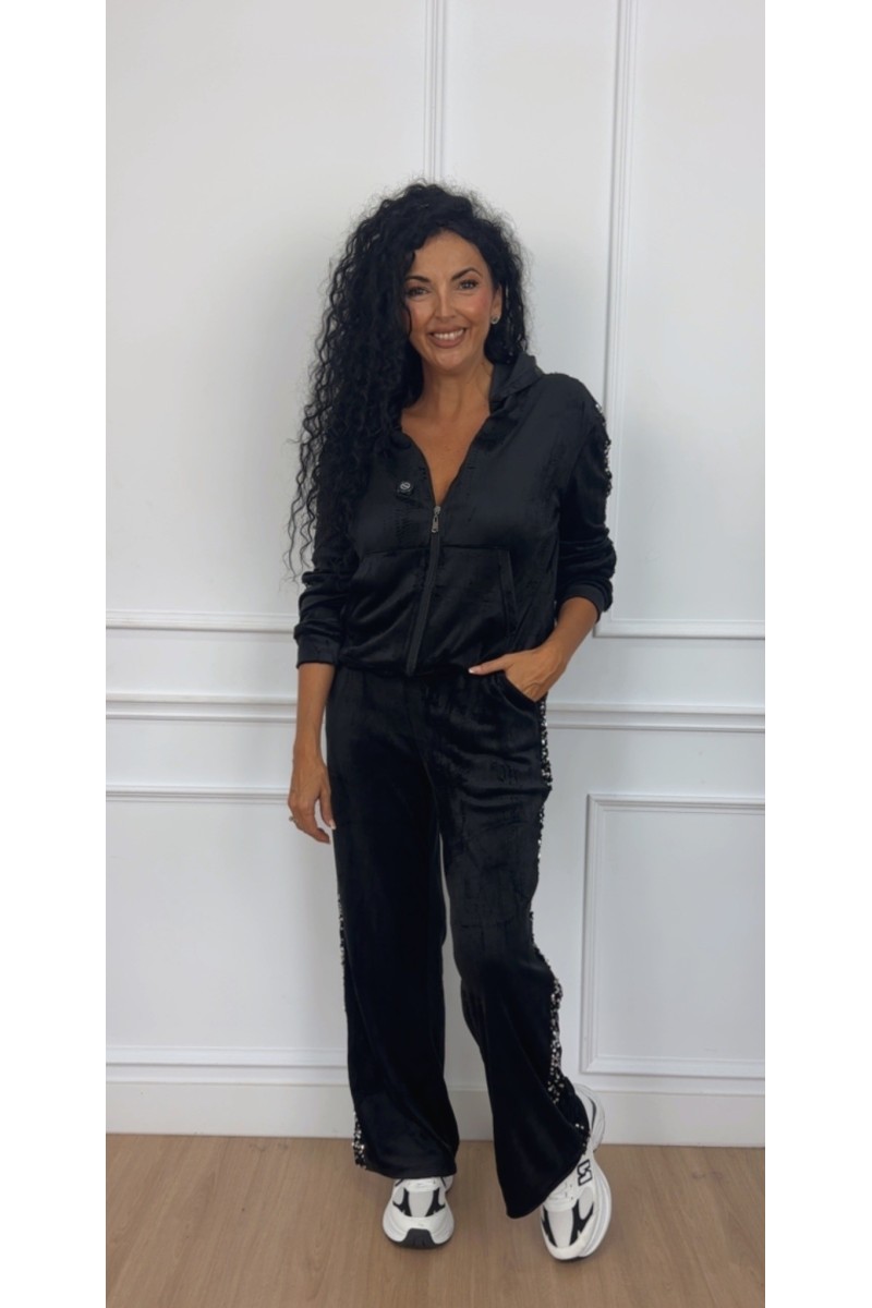 Conjunto confort glitters lateral