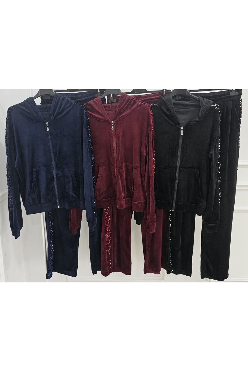 Conjunto confort glitters lateral