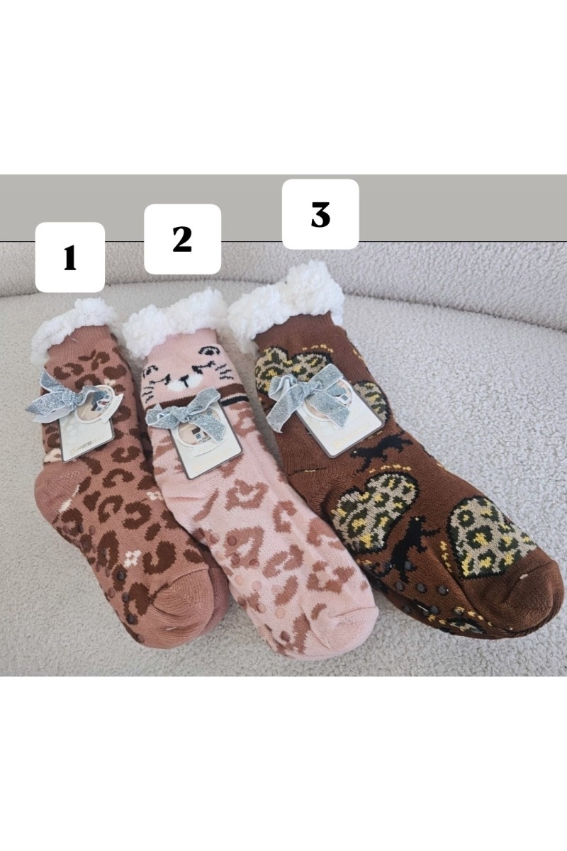 Botas calcetín leopardo