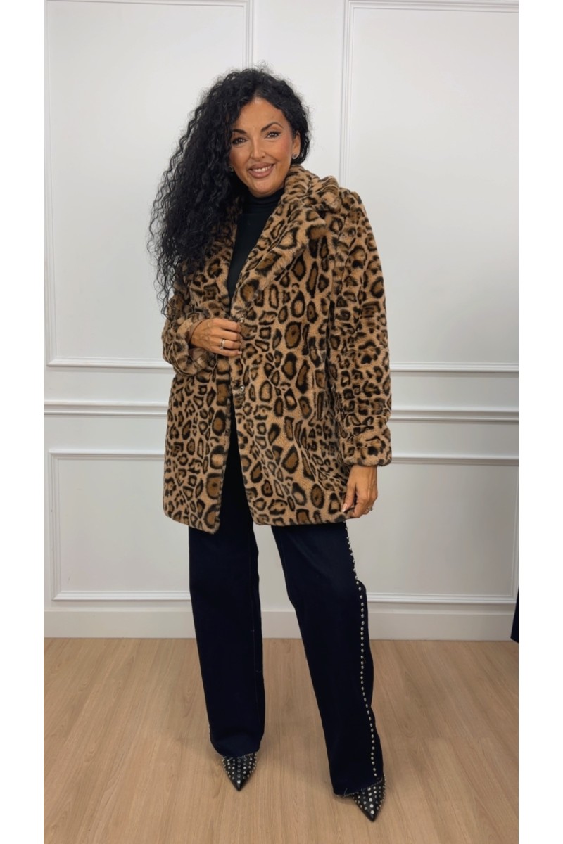 Abrigo pelo candy leo