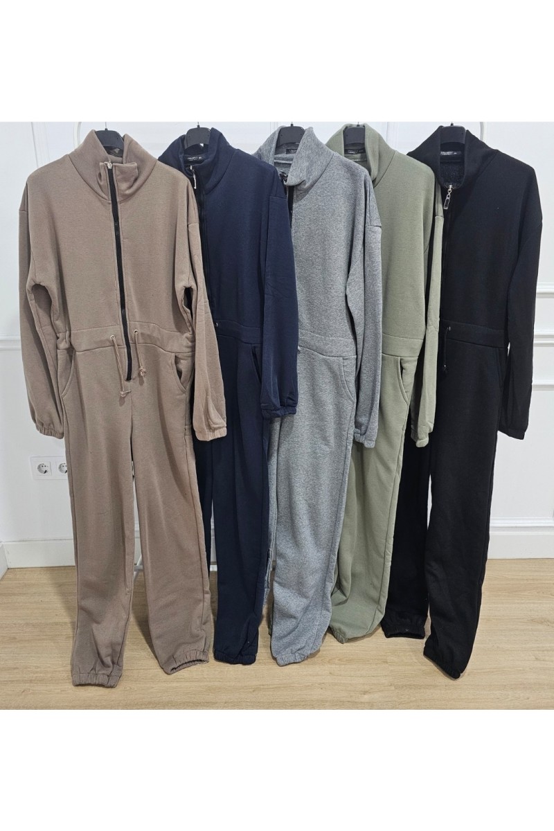 Mono afelpado cremallera