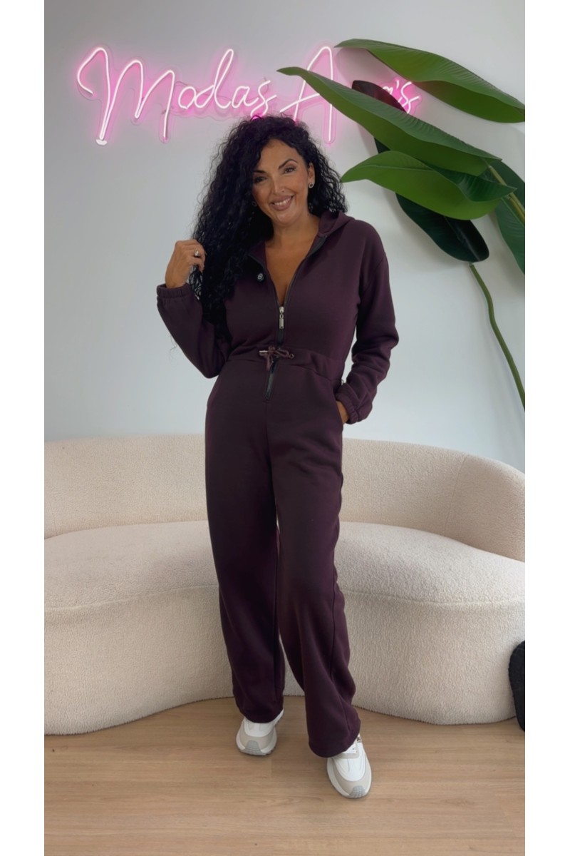 Mono afelpado capucha