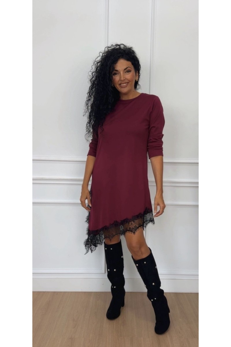 Vestido punto lencero