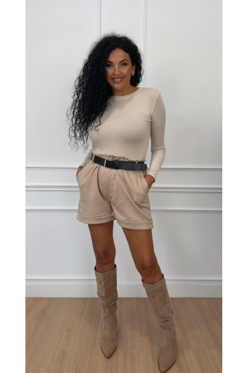 Short paño cinturón