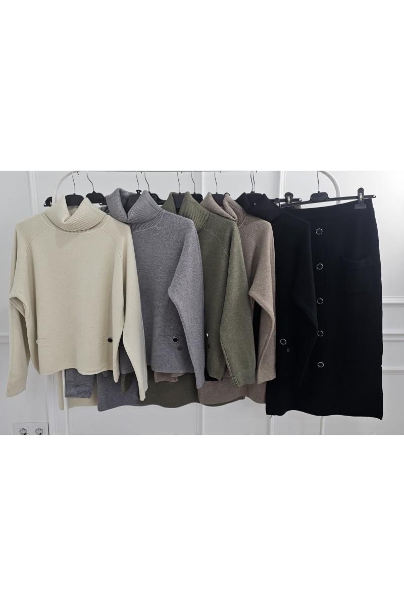 Conjunto falda bruselas