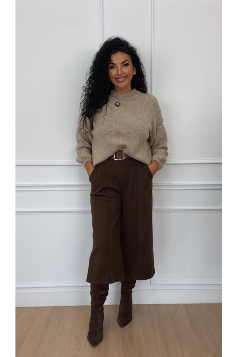 Pantalón paño midi