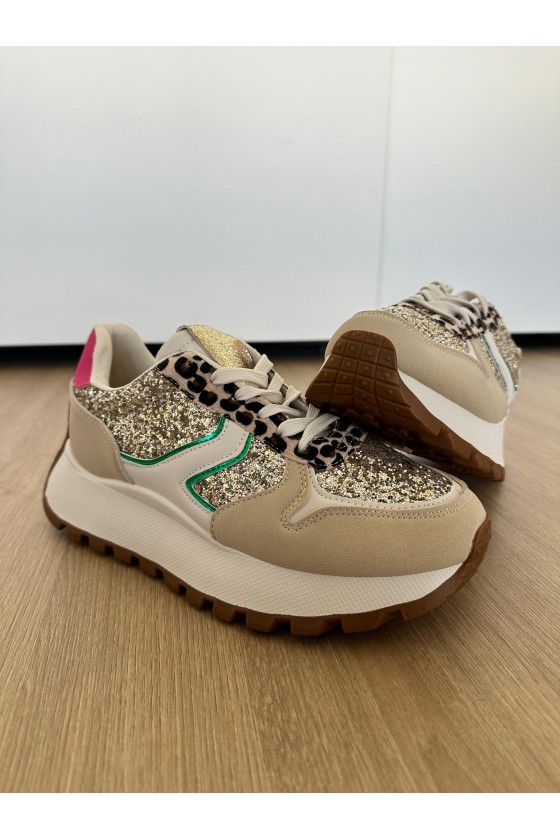 Deportivas glitters leo