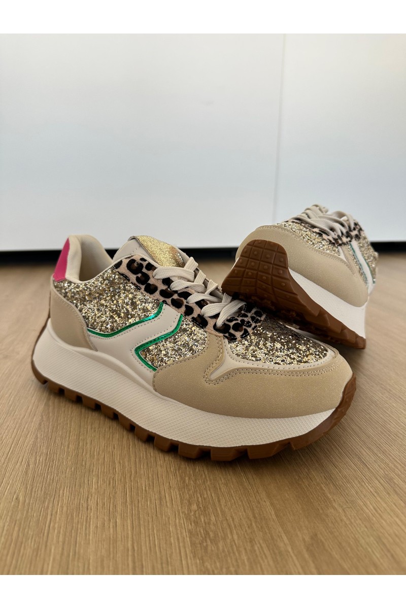 Deportivas glitters leo