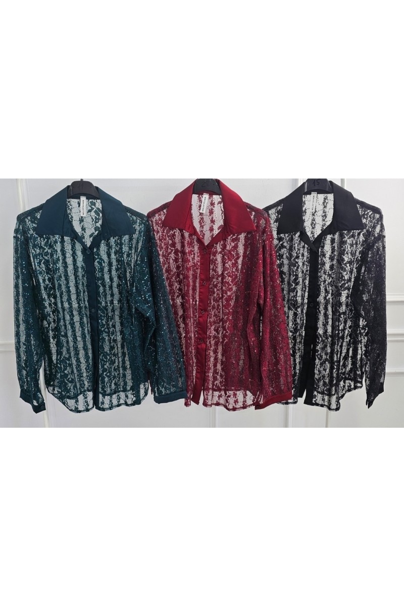 Camisa lentejuelas night