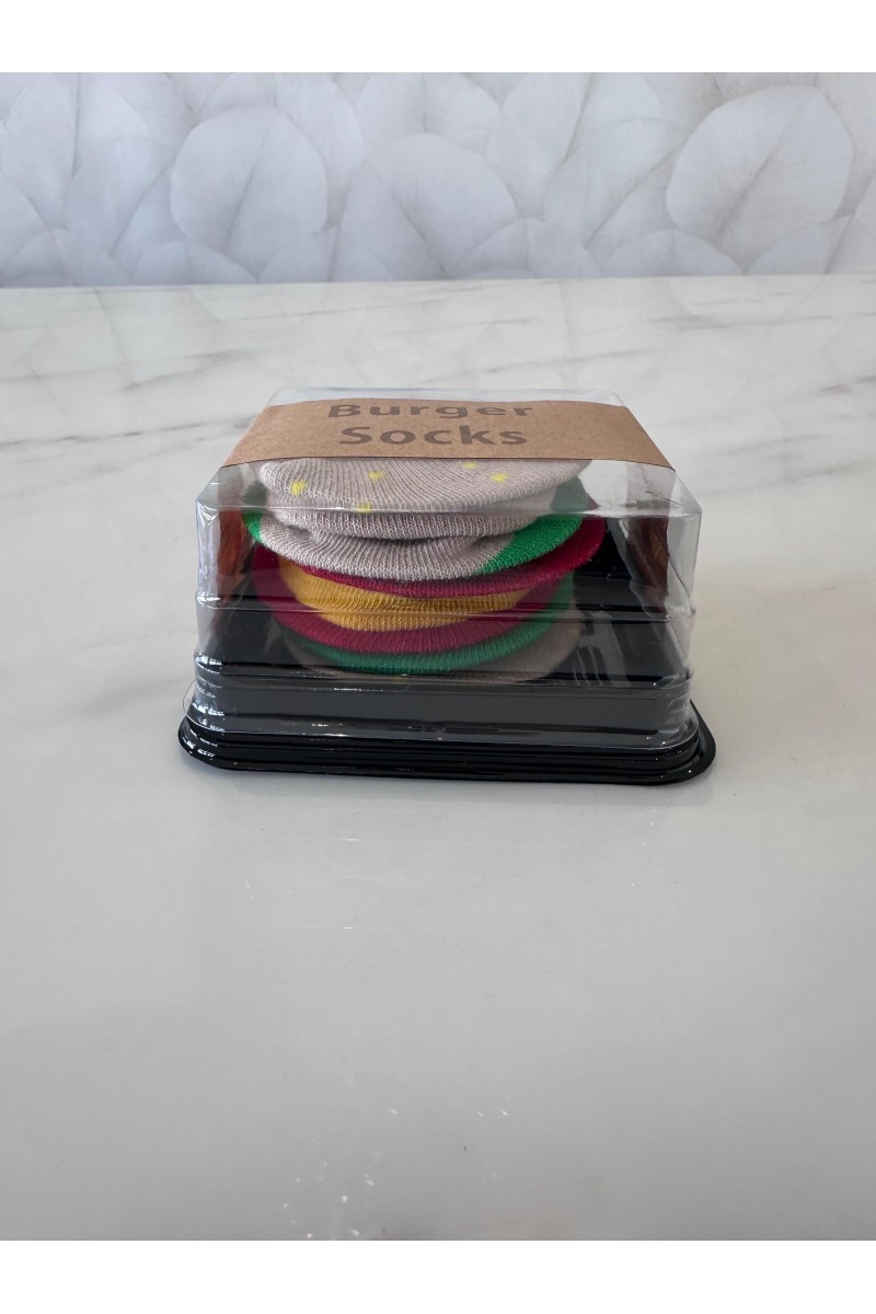 Calcetines hamburguesa