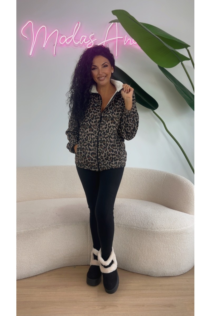 Polar borrego animal print