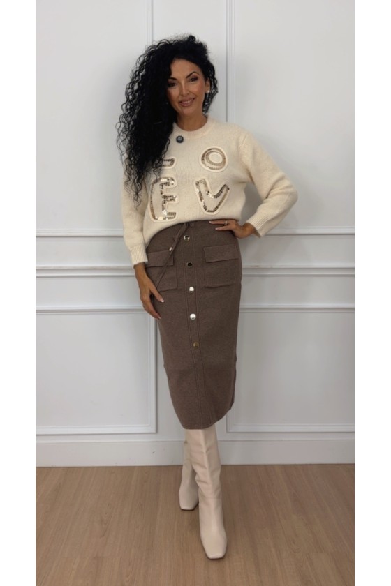 Jersey lentejuelas love