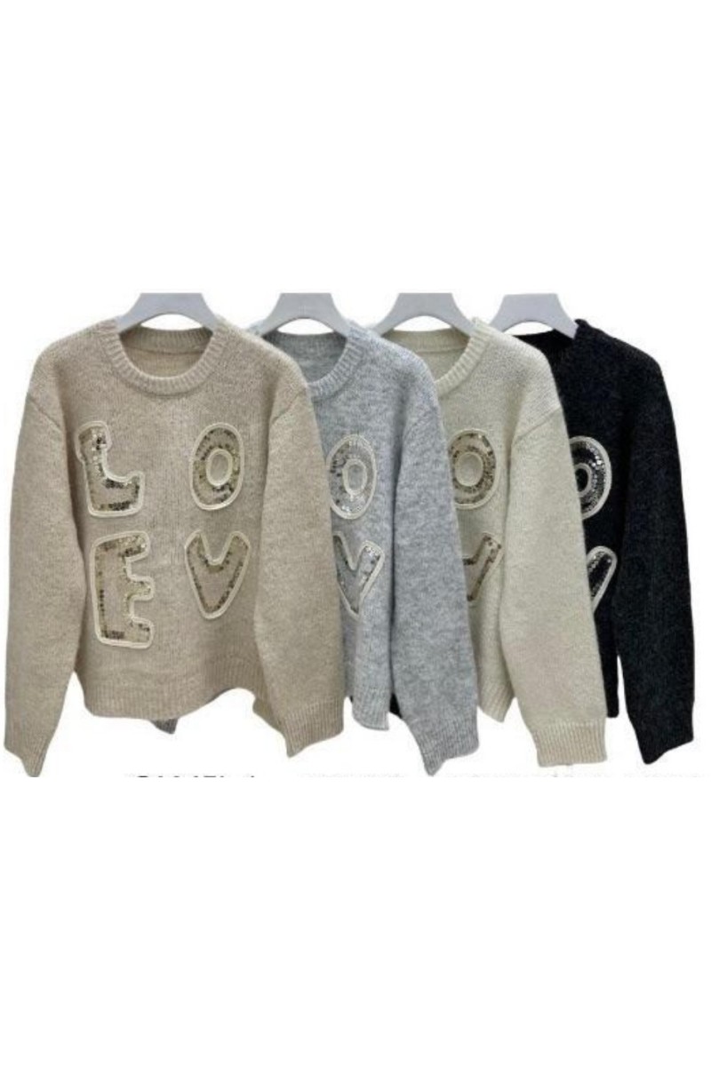 Jersey lentejuelas love