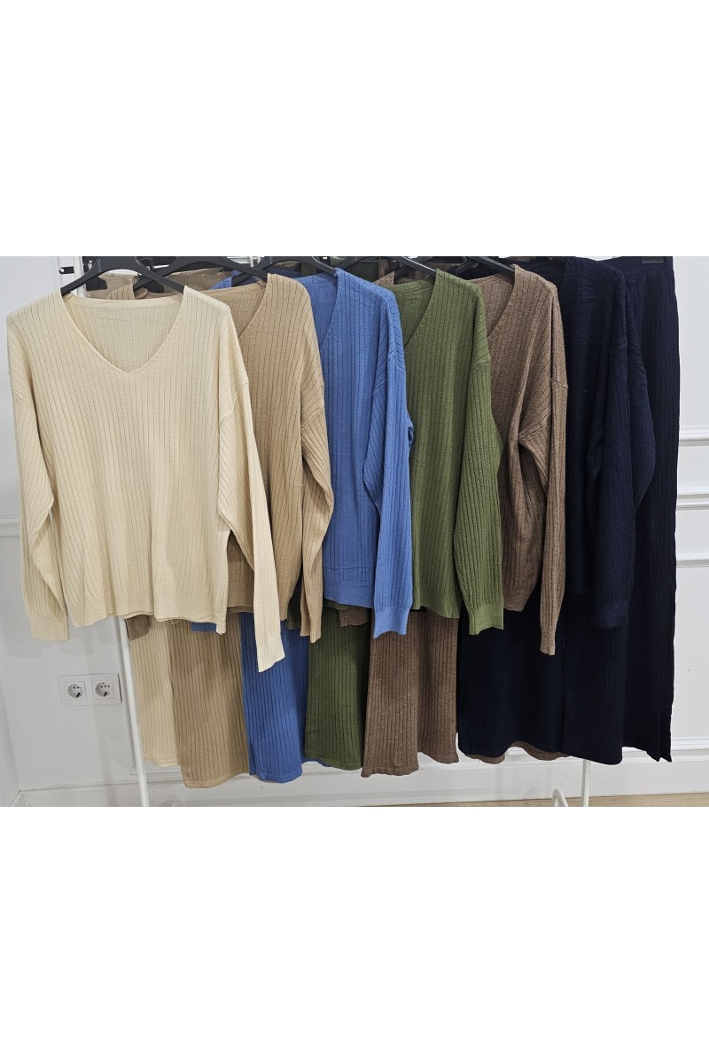 Conjunto confort Salamanca cuello pico