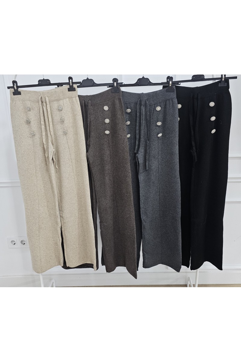 Pantalón palazzo punto joya
