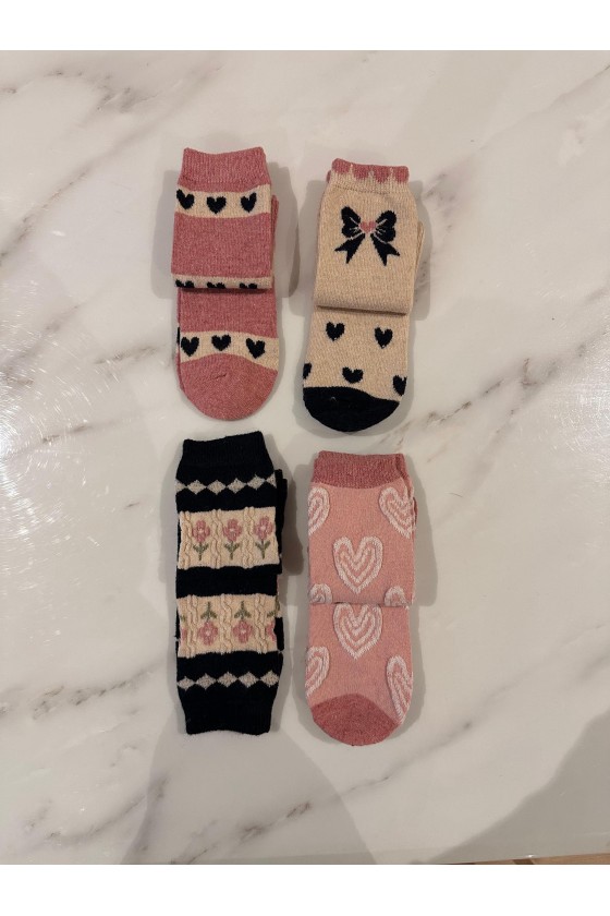 Calcetines lana ovejita pack de 3