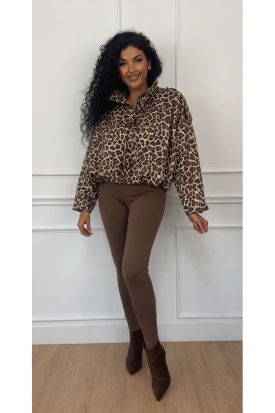 Bomber antelina animal print