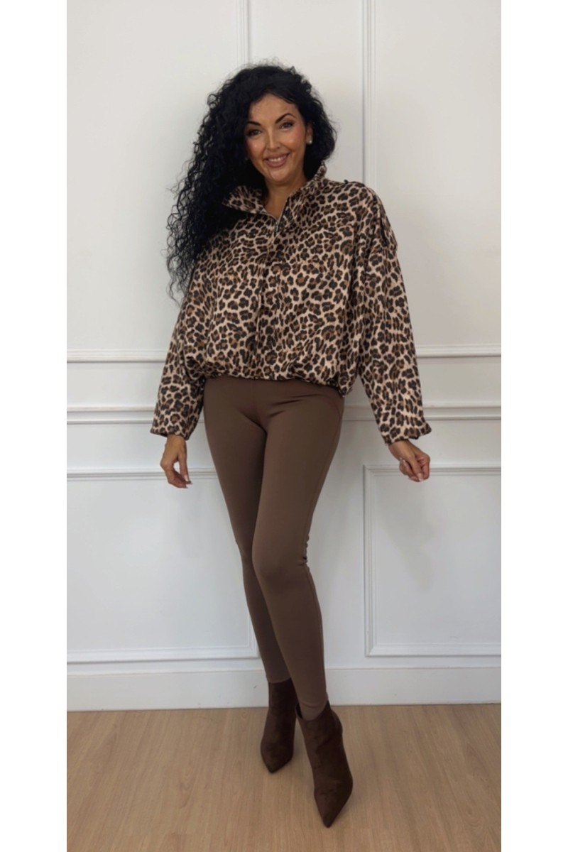 Bomber antelina animal print
