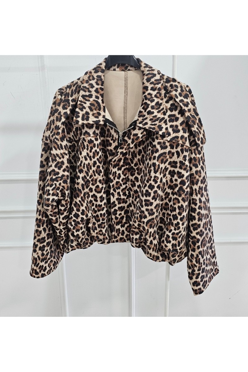 Bomber antelina animal print