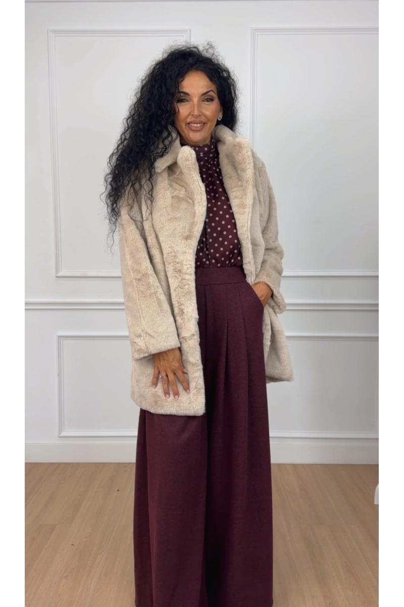 Nuevo abrigo pelo candy