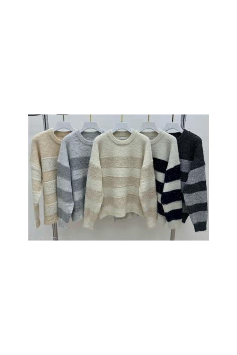 Jersey Bruselas rayas