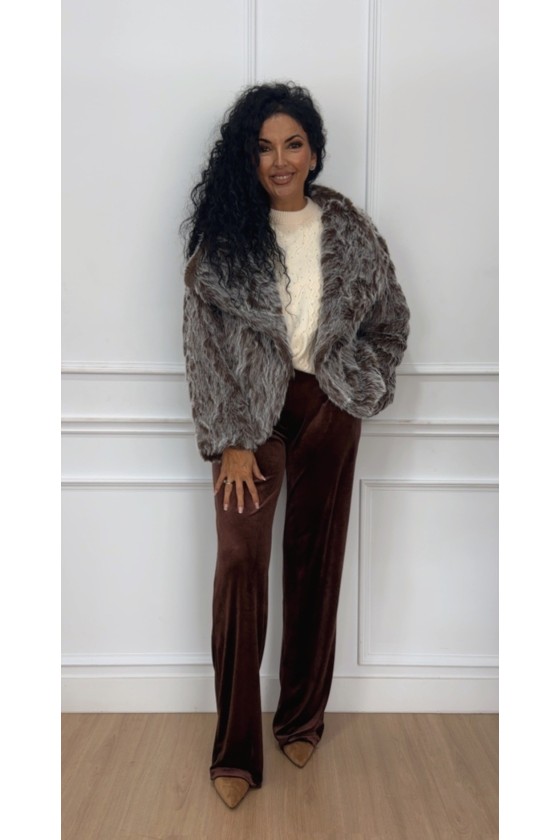 Pantalón palazzo terciopelo