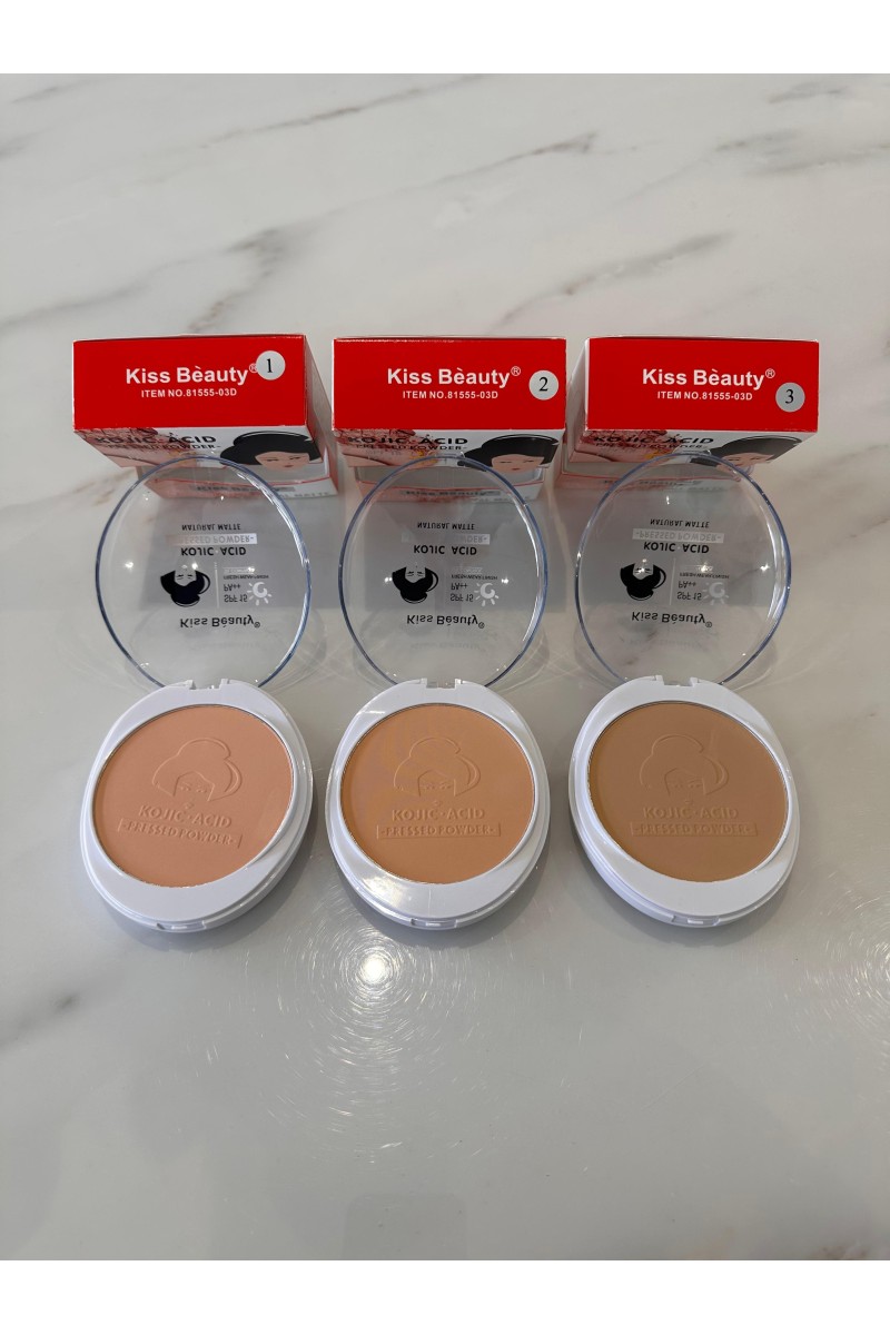 Polvos compacto kiss beauty