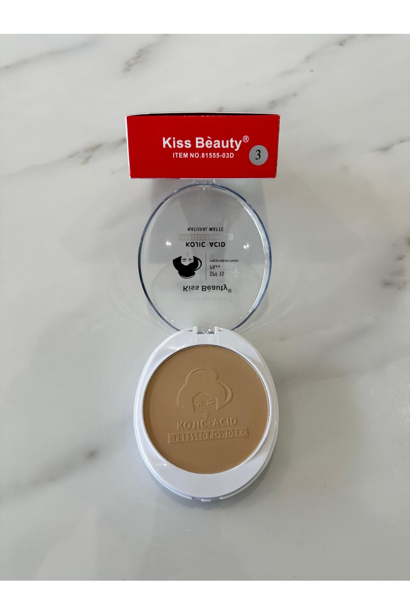 Polvos compacto kiss beauty