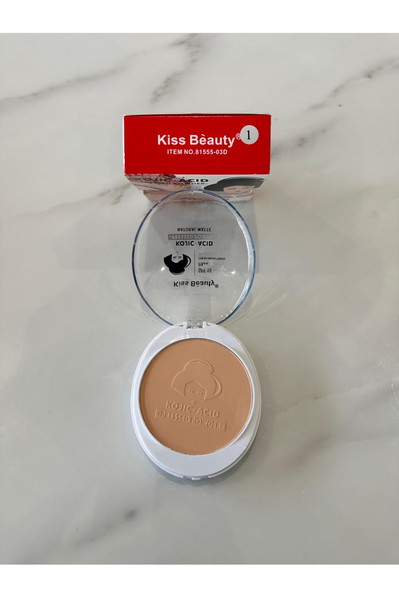 Polvos compacto kiss beauty