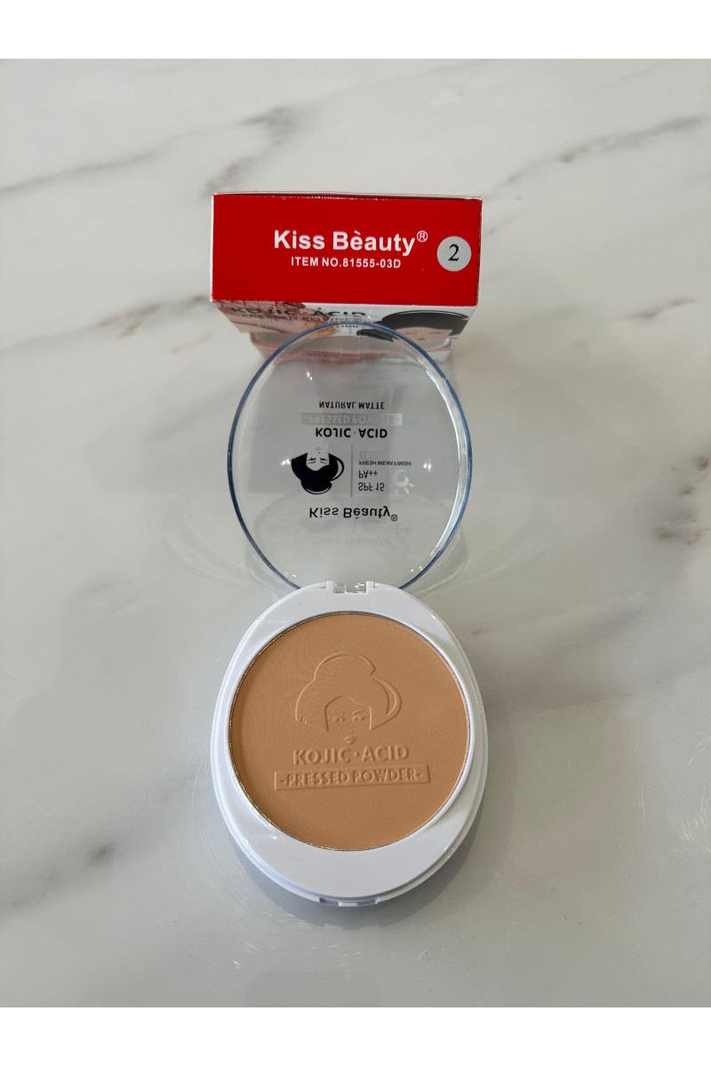 Polvos compacto kiss beauty