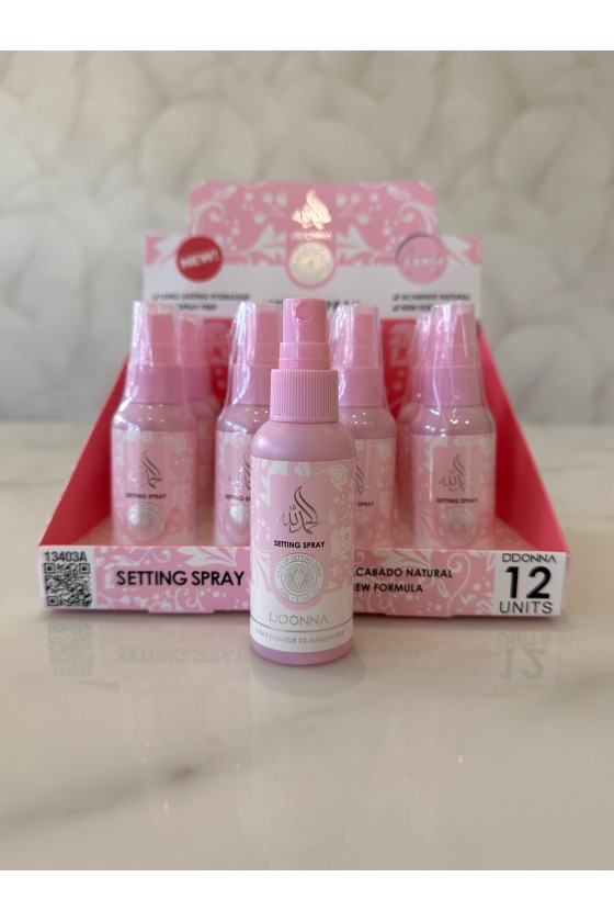 Fijador de maquillaje glw yara rosa