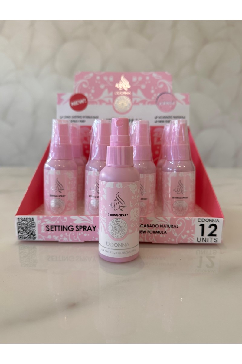 Fijador de maquillaje glw yara rosa